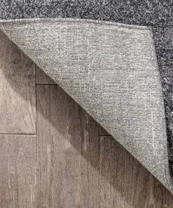 Well Woven Vintage Bauer Grey Modern Solid And Striped Rug