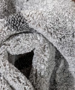 Well Woven Vintage Bauer Grey Modern Solid And Striped Rug