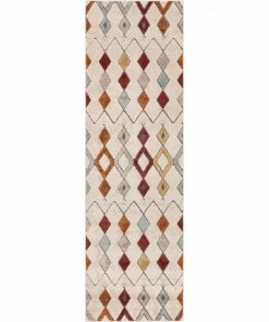 Well Woven Global Baikal Bohemian Vintage Tribal Diamond Beige Rug
