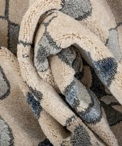 Well Woven Baikal Bohemian Vintage Tribal Diamond Blue Rug