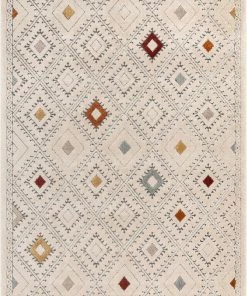 Well Woven Moderne Bohemian Chic Tribal Moroccan Beige Rug Global