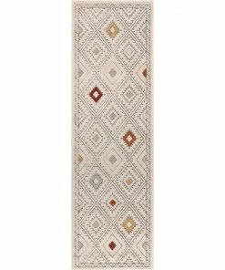 Well Woven Moderne Bohemian Chic Tribal Moroccan Beige Rug Global