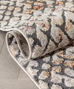 Well Woven Lomond Bohemian Vintage Distressed Blue Rug Global