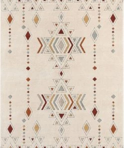 Well Woven Huron Bohemian Vintage Tribal Beige Rug Global