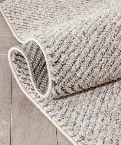 Well Woven Carlota Tribal Moroccan Diamond Beige Distressed High-Low Rug