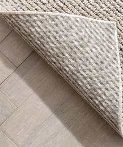 Well Woven Carlota Tribal Moroccan Diamond Beige Distressed High-Low Rug