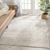 Well Woven Carlota Tribal Moroccan Diamond Beige Distressed High-Low Rug