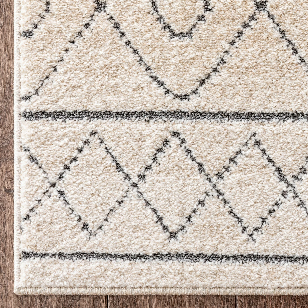 Well Woven Mara Moroccan Lattice Trellis Ivory Rug Global 4 Well Woven Mara Moroccan Lattice Trellis Ivory Rug Global