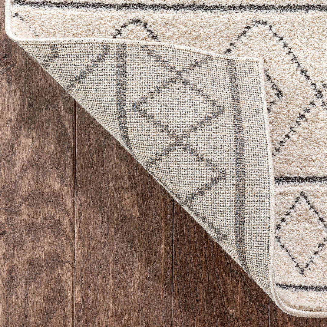 Well Woven Mara Moroccan Lattice Trellis Ivory Rug Global 5 Well Woven Mara Moroccan Lattice Trellis Ivory Rug Global