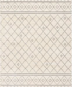 Well Woven Mara Moroccan Lattice Trellis Ivory Rug Global