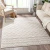Well Woven Mara Moroccan Lattice Trellis Ivory Rug Global