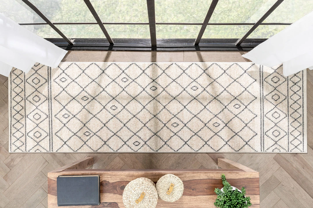 Well Woven Mara Moroccan Lattice Trellis Ivory Rug Global 9 Well Woven Mara Moroccan Lattice Trellis Ivory Rug Global