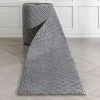 Well Woven Custom Size Runner Pia Tribal Geometric Diamond Pattern Dark Grey Choose Your Width X Choose Your Length Hallway Runner Rug