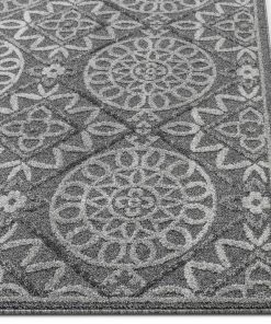 Well Woven Vintage Caspian Grey Modern Suzani Rug