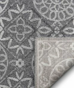 Well Woven Vintage Caspian Grey Modern Suzani Rug