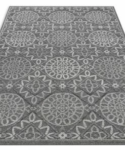 Well Woven Vintage Caspian Grey Modern Suzani Rug