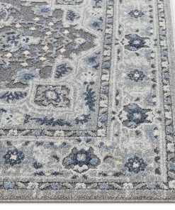 Well Woven Vintage Georgina Grey Modern Medallion Rug 7 Well Woven Vintage Georgina Grey Modern Medallion Rug
