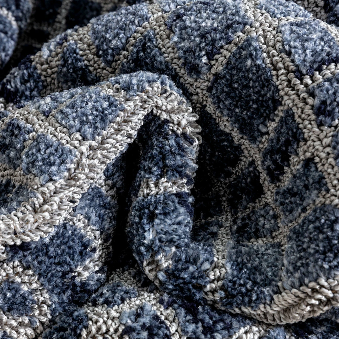 Well Woven Aoife Blue Modern Geometric Rug Vintage 3 Well Woven Aoife Blue Modern Geometric Rug Vintage