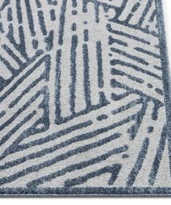 Well Woven Tukker Blue Tribal Modern Geometric Lines Rug Vintage 7 Well Woven Tukker Blue Tribal Modern Geometric Lines Rug Vintage