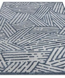 Well Woven Tukker Blue Tribal Modern Geometric Lines Rug Vintage 9 Well Woven Tukker Blue Tribal Modern Geometric Lines Rug Vintage