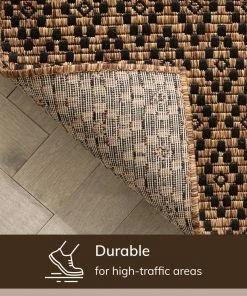 Well Woven Sienna Moroccan Trellis Pattern Natural Indoor Outdoor Rug Global