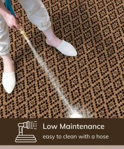 Well Woven Sienna Moroccan Trellis Pattern Natural Indoor Outdoor Rug Global