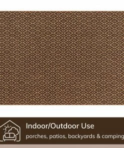 Well Woven Sienna Moroccan Trellis Pattern Natural Indoor Outdoor Rug Global
