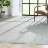 Well Woven Sienna Modern Solid Pattern Blue Flat-Weave Indoor/Outdoor Rug