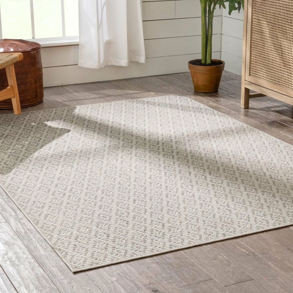 Well Woven Sienna Moroccan Trellis Pattern Grey Indoor Outdoor Rug Global 8 Well Woven Sienna Moroccan Trellis Pattern Grey Indoor Outdoor Rug Global