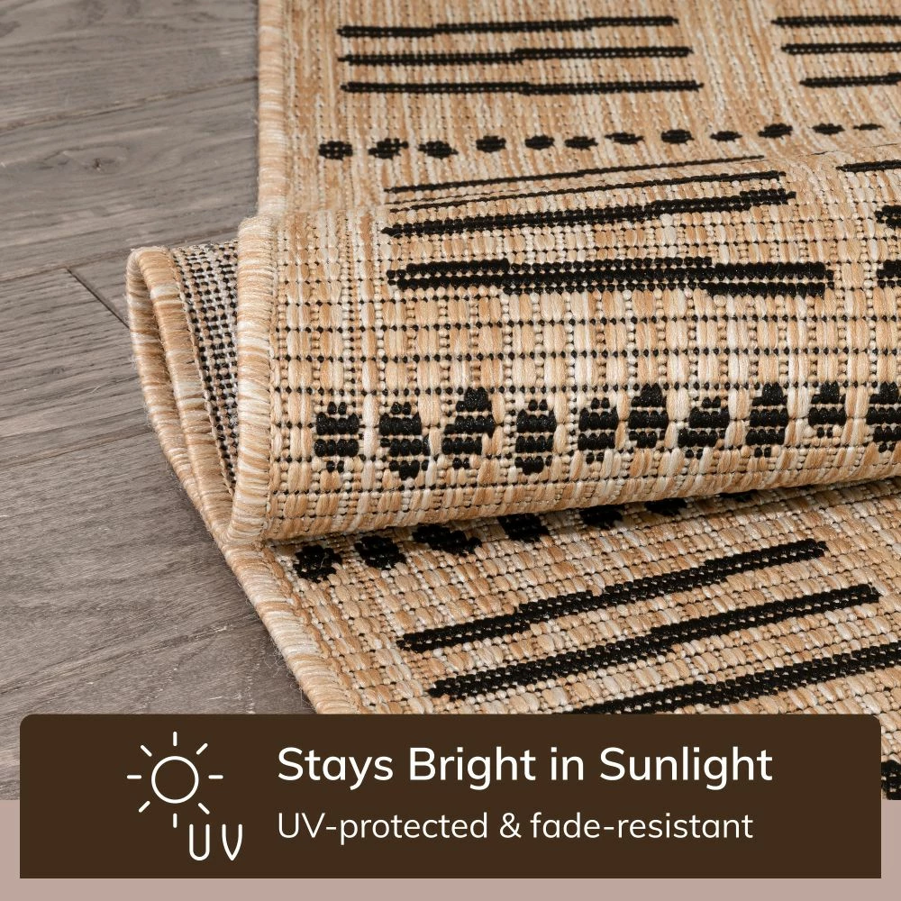 Well Woven Tahiti Contemporary Geometric Natural Indoor Outdoor Rug 5 Well Woven Tahiti Contemporary Geometric Natural Indoor Outdoor Rug