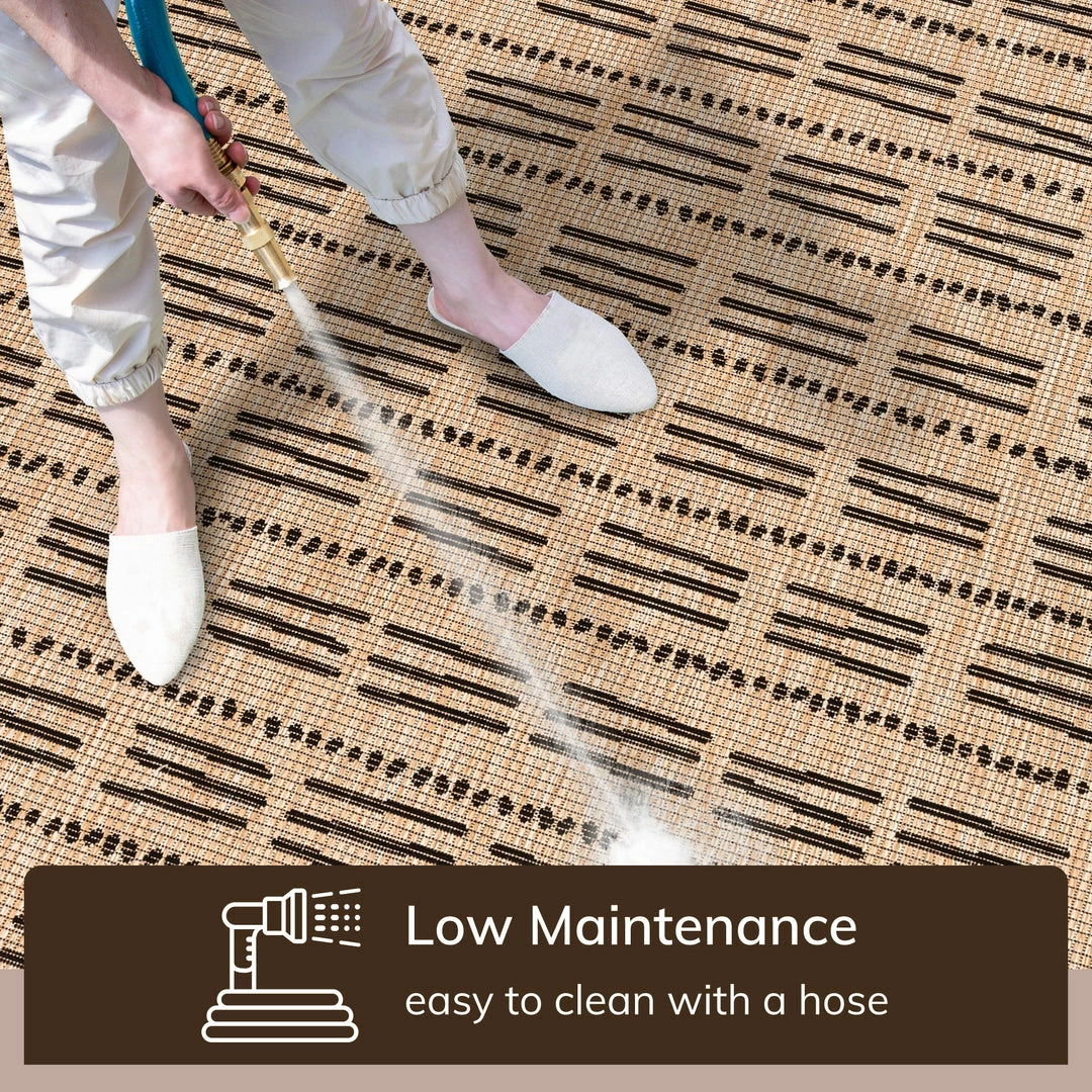 Well Woven Tahiti Contemporary Geometric Natural Indoor Outdoor Rug 2 Well Woven Tahiti Contemporary Geometric Natural Indoor Outdoor Rug