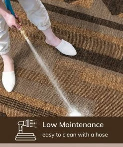 Well Woven Conan Tribal Geometric Abstract Grey Ivory Indoor Outdoor Rug Global