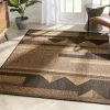 Well Woven Conan Tribal Geometric Abstract Grey Ivory Indoor Outdoor Rug Global