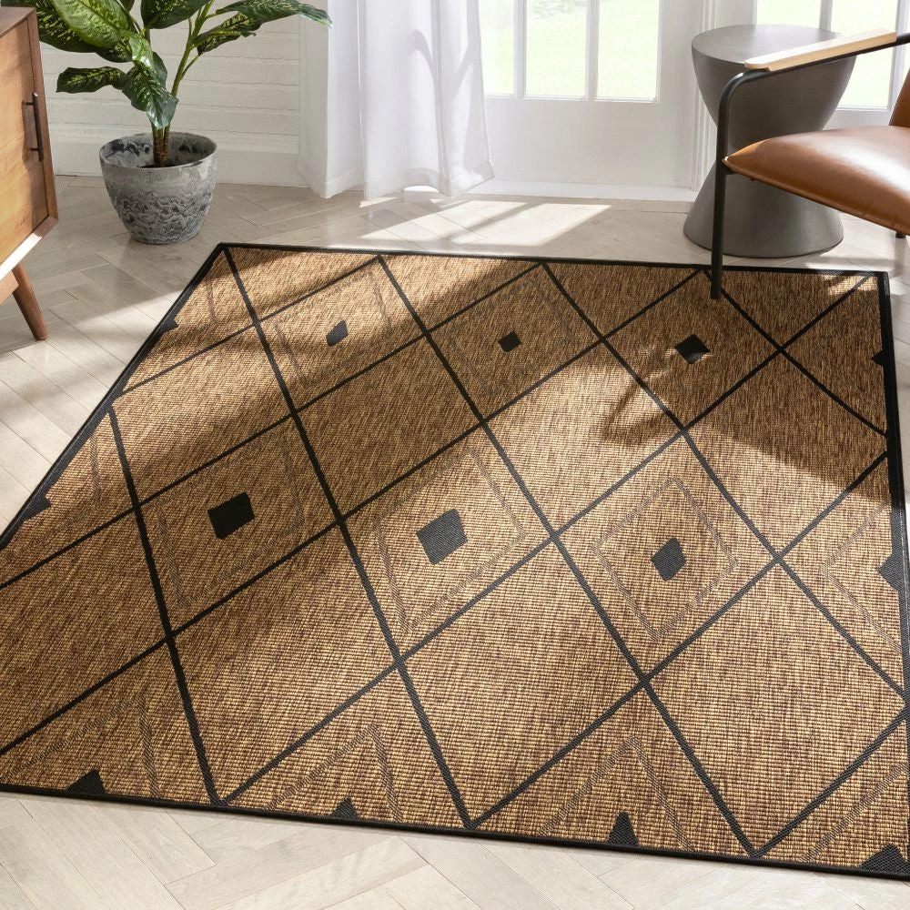 Well Woven Shea Moroccan Lattice Trellis Natural Indoor Outdoor Rug Global 1 Well Woven Shea Moroccan Lattice Trellis Natural Indoor Outdoor Rug Global