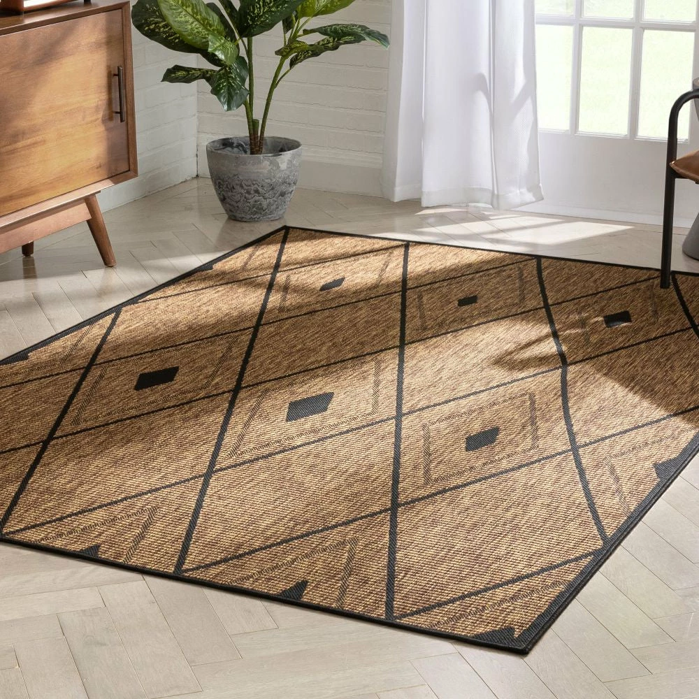 Well Woven Shea Moroccan Lattice Trellis Natural Indoor Outdoor Rug Global 8 Well Woven Shea Moroccan Lattice Trellis Natural Indoor Outdoor Rug Global