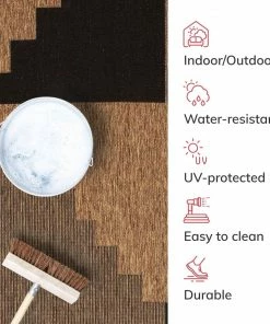 Well Woven Sable Tribal Southwestern Pattern Grey Indoor Outdoor Rug Global