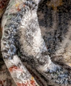 Well Woven Nantes Vintage Bohemian Persian Oriental Medallion Beige Blue Rug