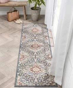 Well Woven Nantes Vintage Bohemian Persian Oriental Medallion Blue Rug Global