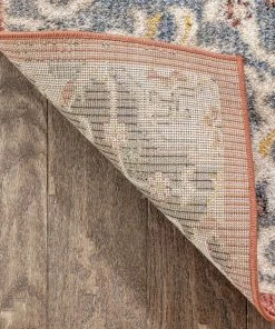 Well Woven Nantes Vintage Bohemian Persian Oriental Medallion Red Rust Blue Rug