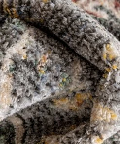 Well Woven Lyon Vintage Bohemian Medallion Oriental Botanical Green Red Rust Rug