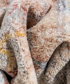 Well Woven Caen Vintage Bohemian Medallion Oriental Botanical Grey Red Rust Rug