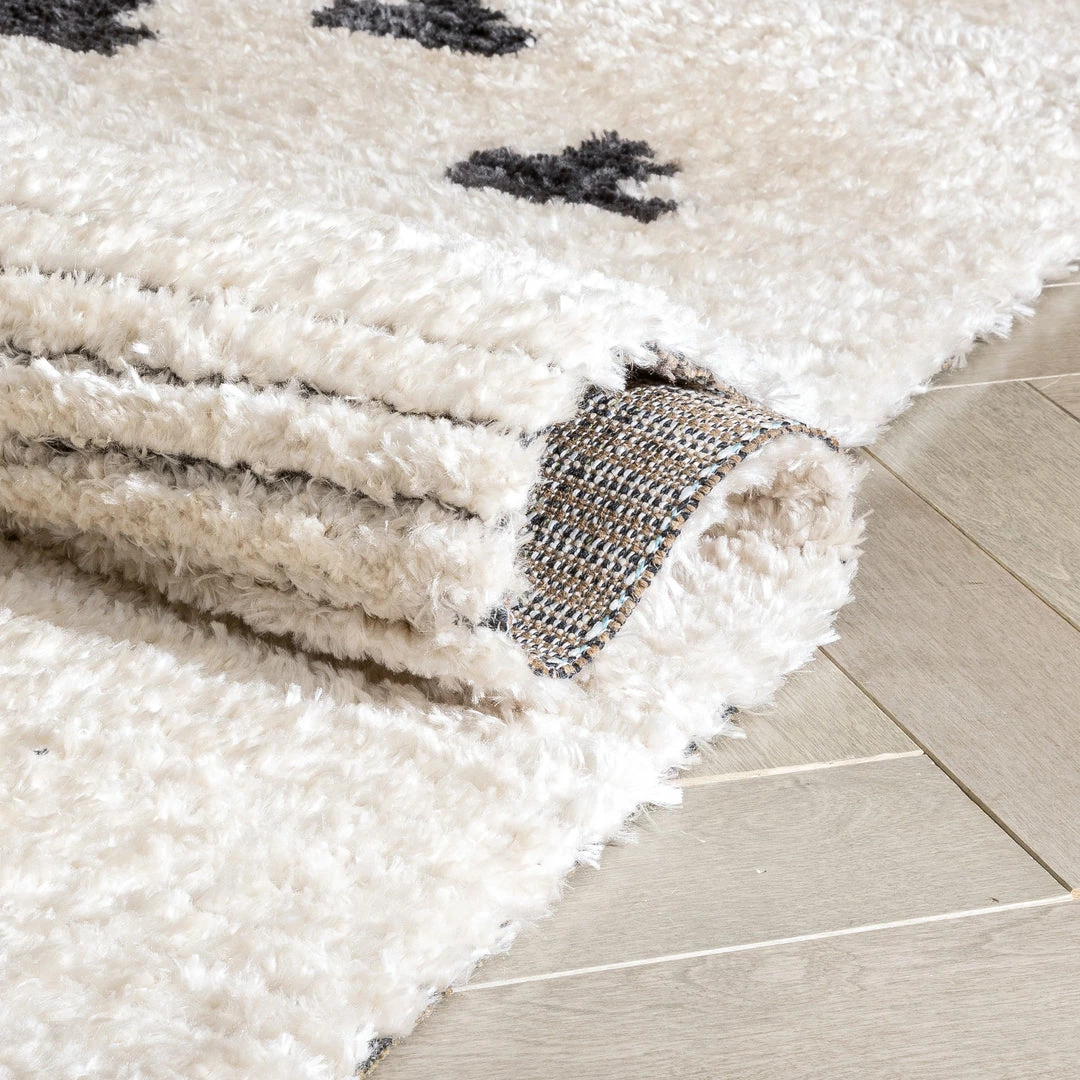 Well Woven Elu Tribal Geometric Pattern Grey High-Low Textured Pile Rug 5 Well Woven Elu Tribal Geometric Pattern Grey High-Low Textured Pile Rug