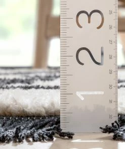 Well Woven Elu Tribal Geometric Pattern Grey High-Low Textured Pile Rug 21 Well Woven Elu Tribal Geometric Pattern Grey High-Low Textured Pile Rug