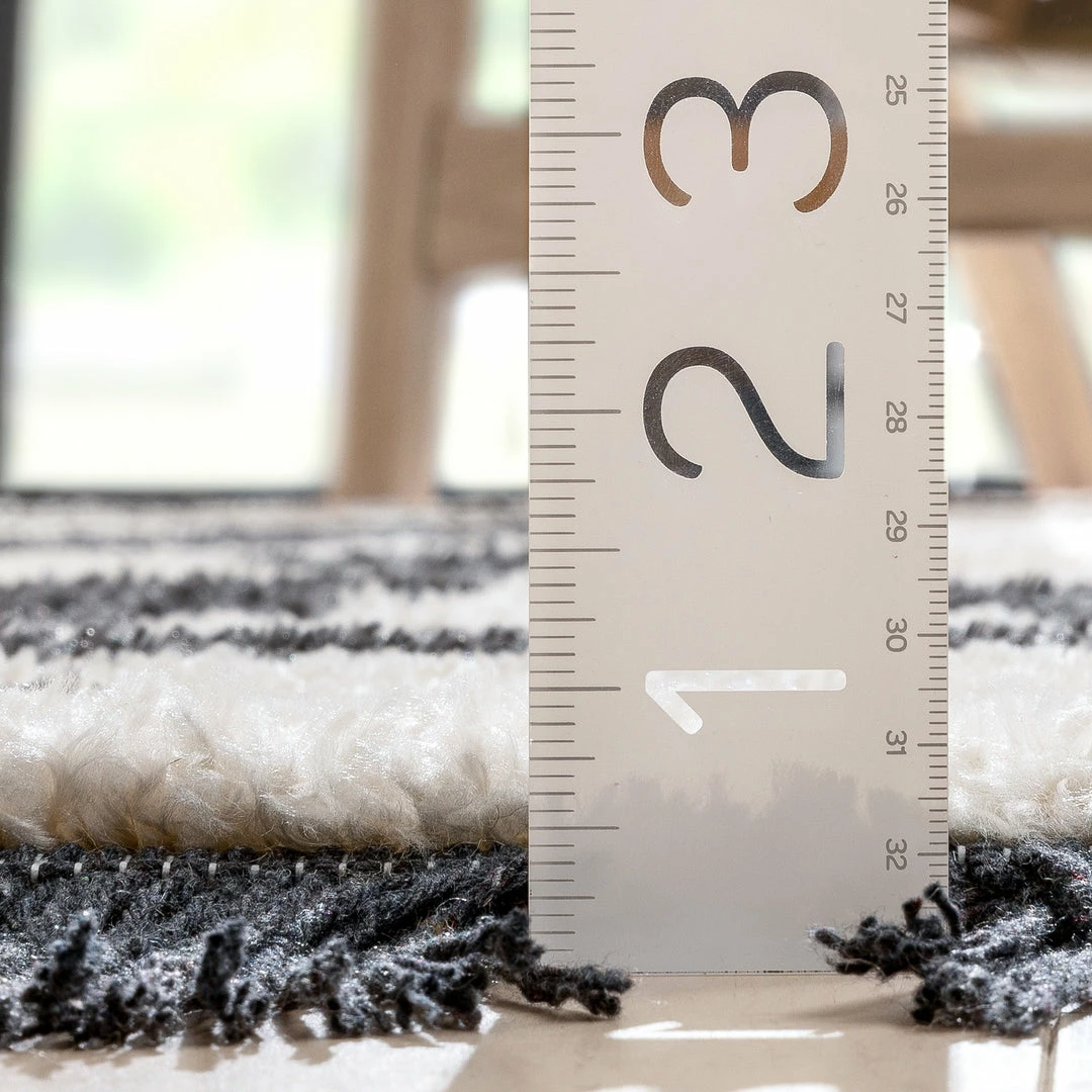 Well Woven Elu Tribal Geometric Pattern Grey High-Low Textured Pile Rug 10 Well Woven Elu Tribal Geometric Pattern Grey High-Low Textured Pile Rug