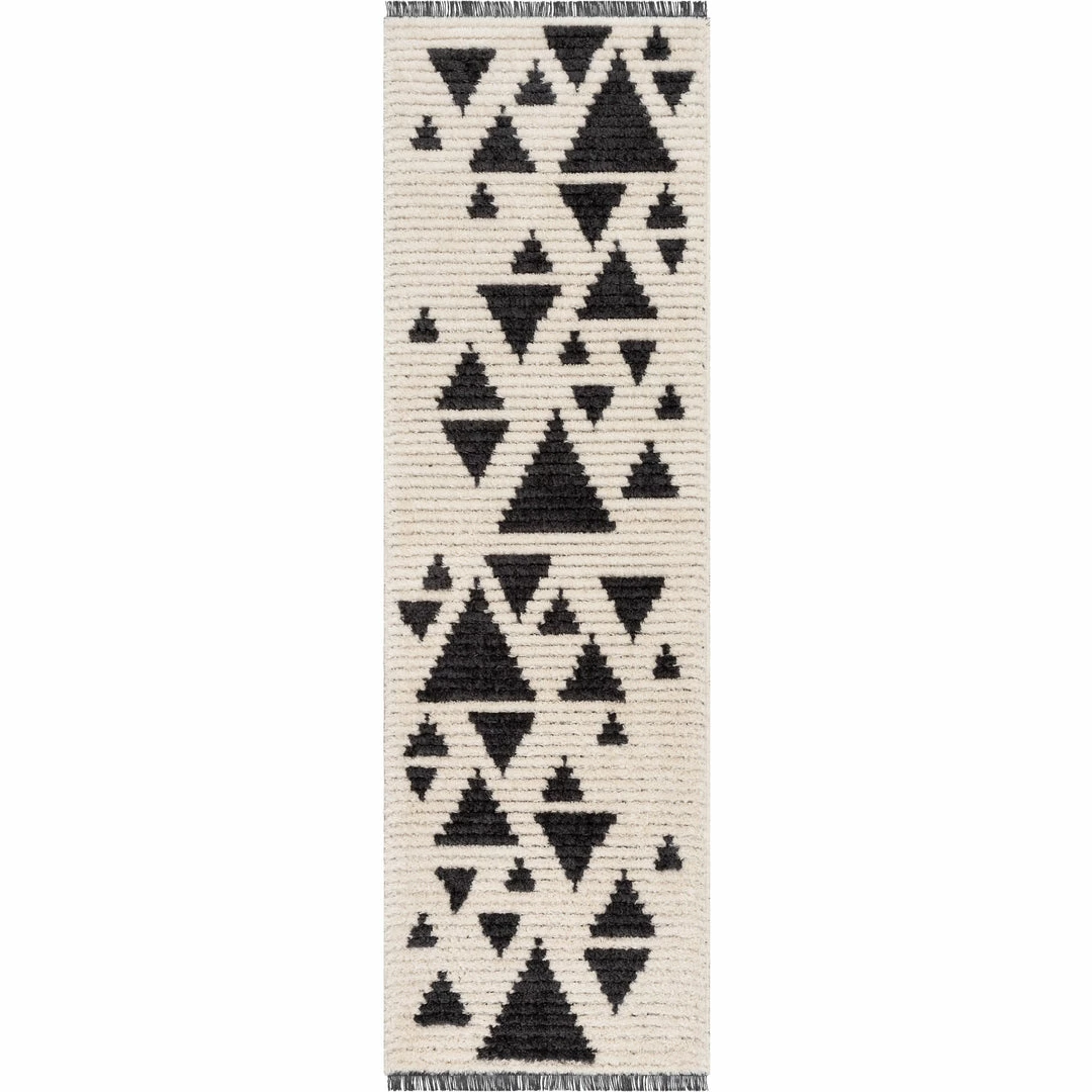 Well Woven Elu Tribal Geometric Pattern Grey High-Low Textured Pile Rug 7 Well Woven Elu Tribal Geometric Pattern Grey High-Low Textured Pile Rug
