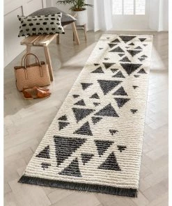 Well Woven Elu Tribal Geometric Pattern Grey High-Low Textured Pile Rug 20 Well Woven Elu Tribal Geometric Pattern Grey High-Low Textured Pile Rug