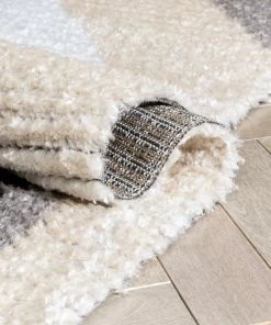 Well Woven Etenia Tribal Abstract Pattern Grey High-Low Textured Pile Rug 16 Well Woven Etenia Tribal Abstract Pattern Grey High-Low Textured Pile Rug