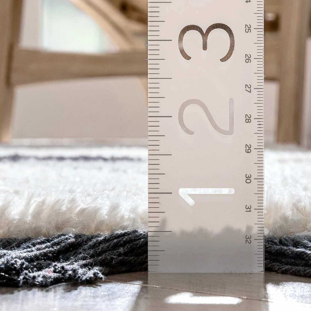 Well Woven Etenia Tribal Abstract Pattern Grey High-Low Textured Pile Rug 10 Well Woven Etenia Tribal Abstract Pattern Grey High-Low Textured Pile Rug