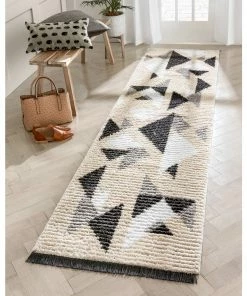 Well Woven Etenia Tribal Abstract Pattern Grey High-Low Textured Pile Rug 19 Well Woven Etenia Tribal Abstract Pattern Grey High-Low Textured Pile Rug