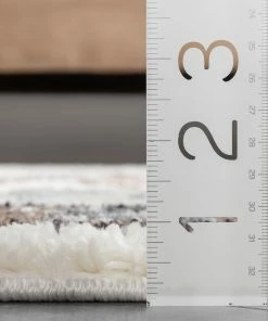 Well Woven Rialta Vintage Medallion Oriental Brown Shag Rug